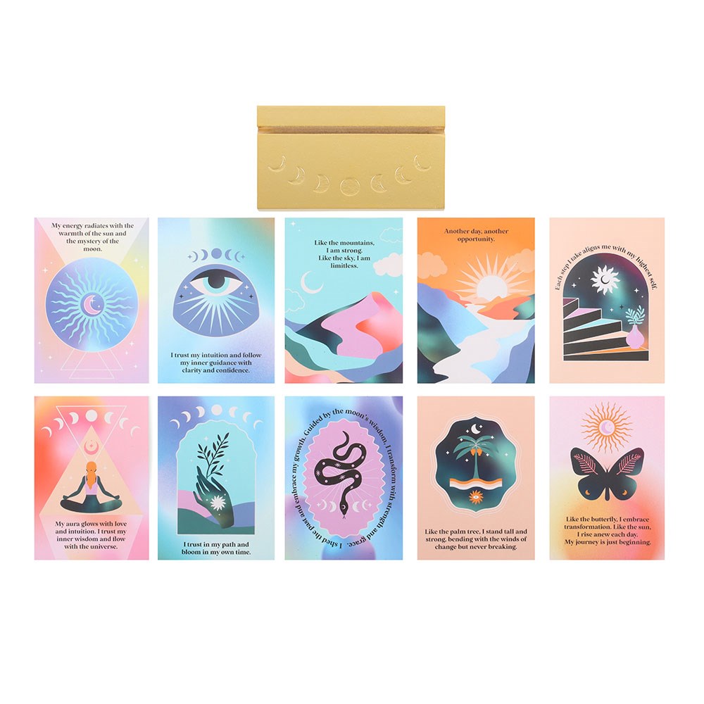 Aura Affirmation Cards | Motivation & Mindfulness - Crystal Nest