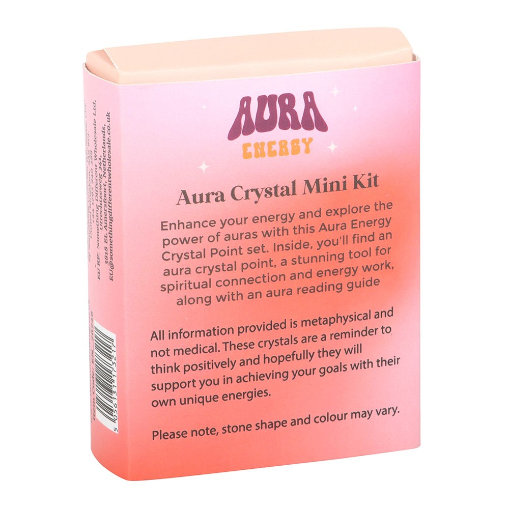 Aura Reading Crystal Point Mini Kit | Energy & Colour Guide Set - Crystal Nest