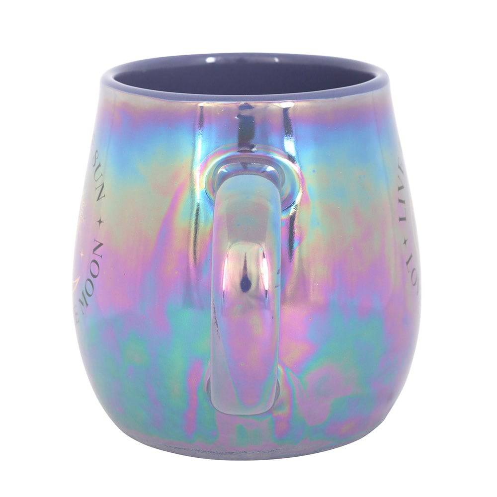 Live by the Sun, Love by the Moon Iridescent Mug - Crystal Nest