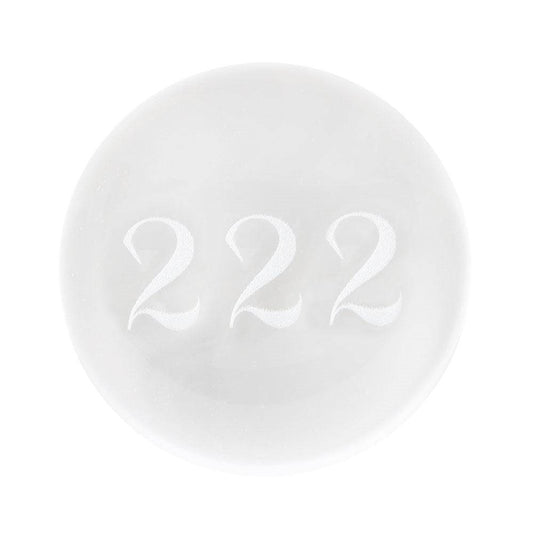 222 Angel Number Engraved Crystal Ball - Crystal Nest