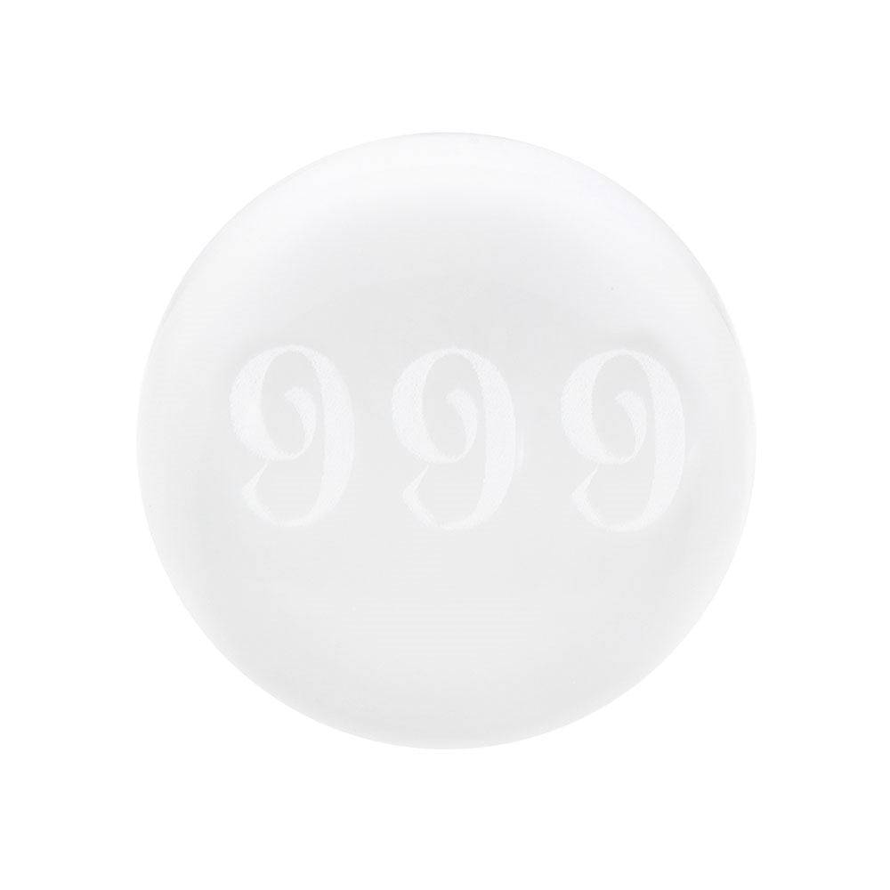 999 Angel Number Engraved Crystal Ball - Crystal Nest