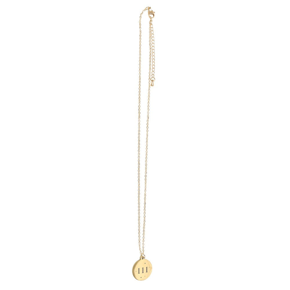 111 Angel Number Necklace – Trust Your Intuition - Crystal Nest