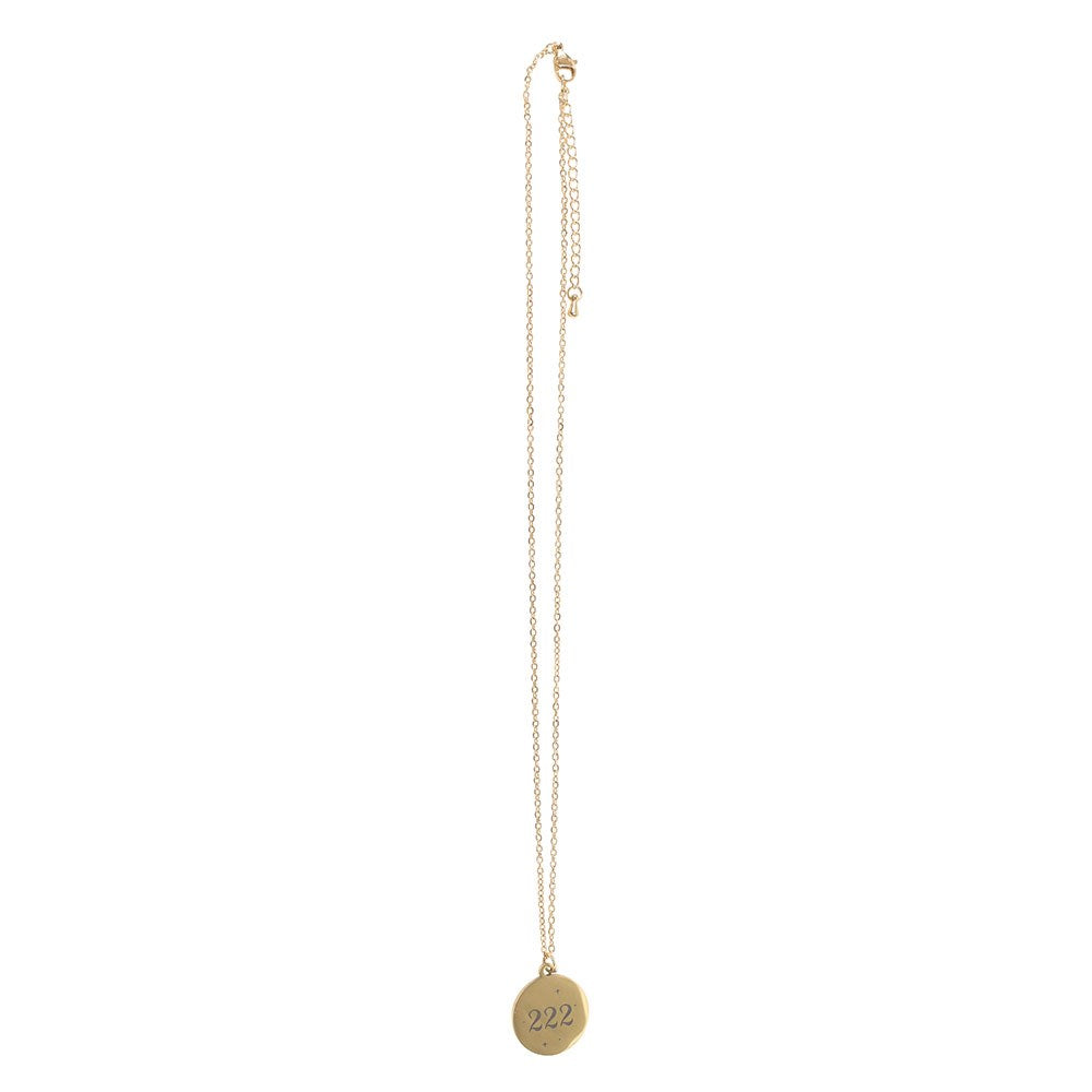 222 Angel Number Necklace – Divine Guidance and Alignment - Crystal Nest