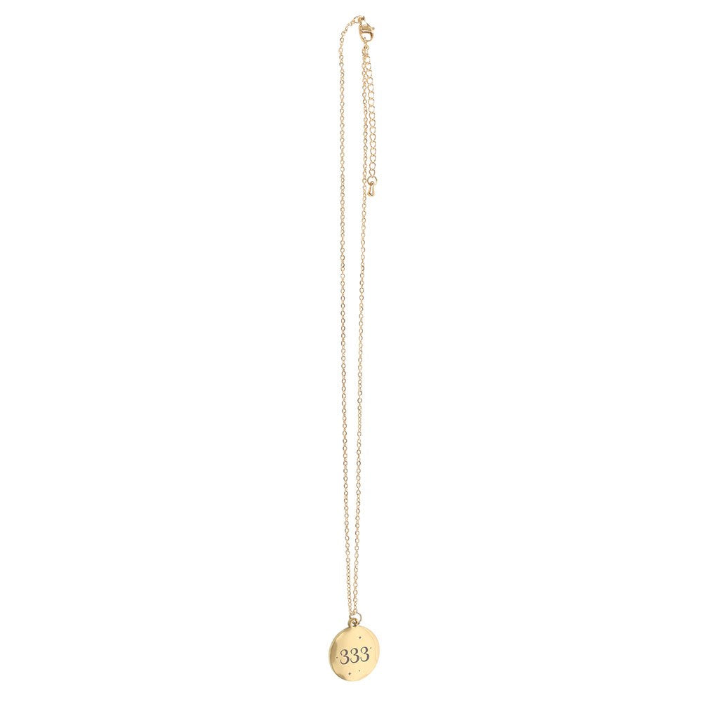 333 Angel Number Necklace – Love, Support, and Guidance - Crystal Nest
