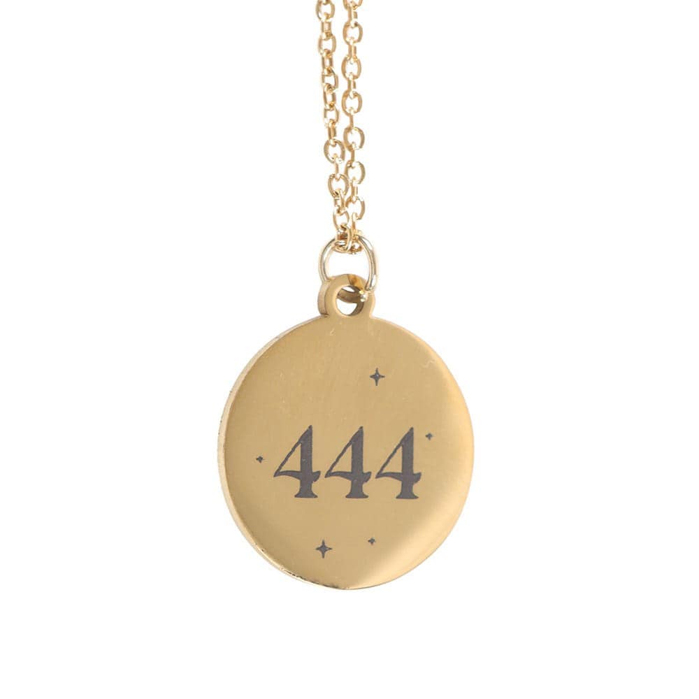 444 Angel Number Necklace – Divine Protection - Crystal Nest
