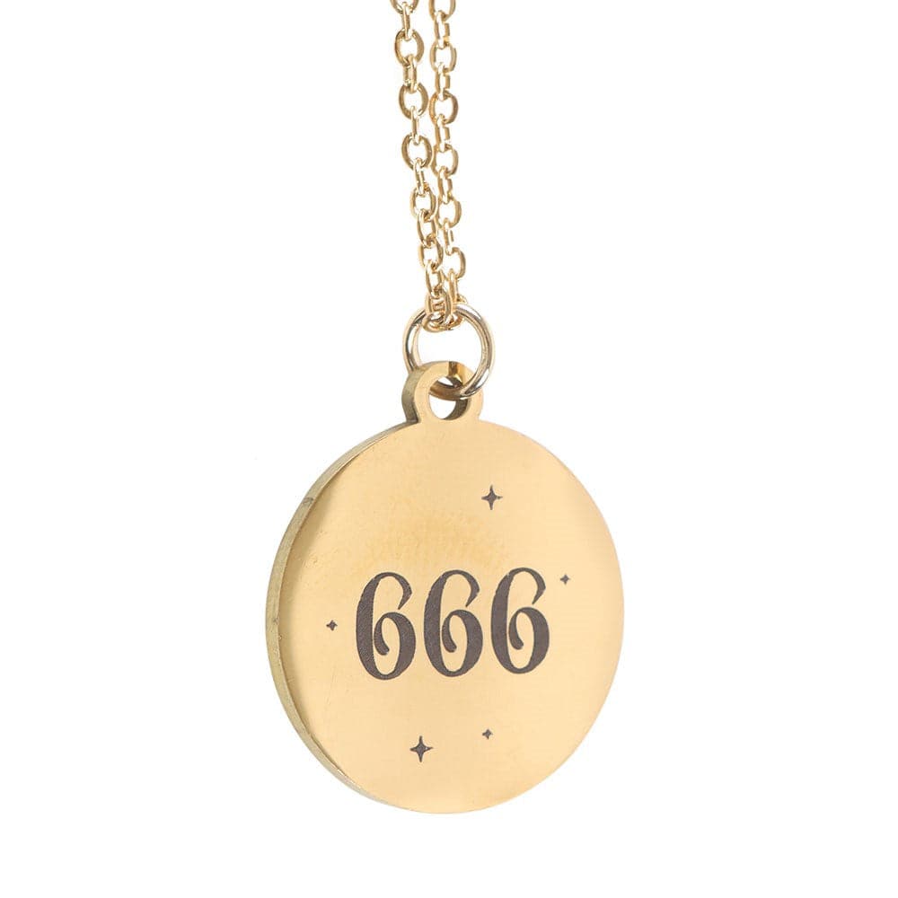 666 Angel Number Necklace - Reflection - Crystal Nest
