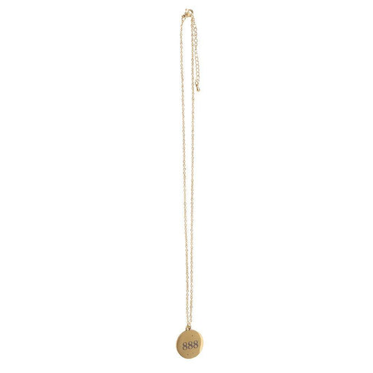 888 Angel Number Necklace – Embrace Abundance and Harmony - Crystal Nest
