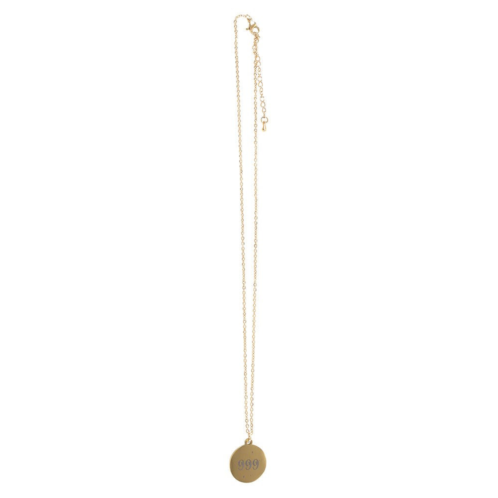 999 Angel Number Necklace – Embrace New Beginnings - Crystal Nest