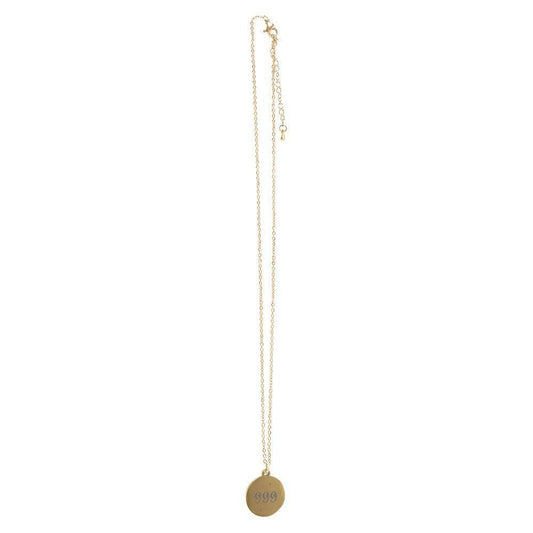 999 Angel Number Necklace – Embrace New Beginnings - Crystal Nest