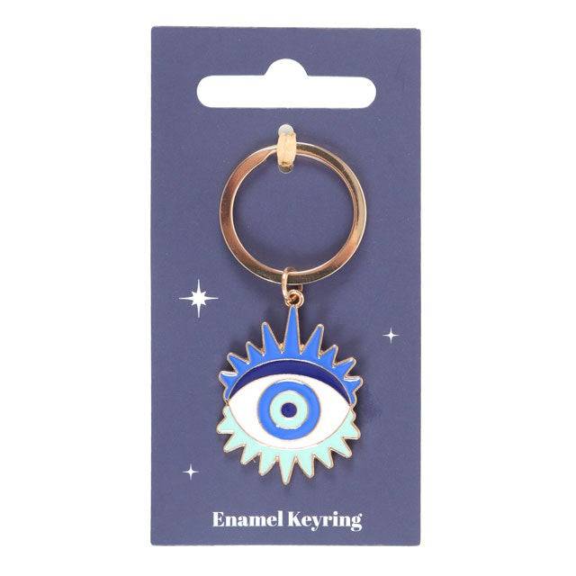 All Seeing Eye Keyring - Crystal Nest