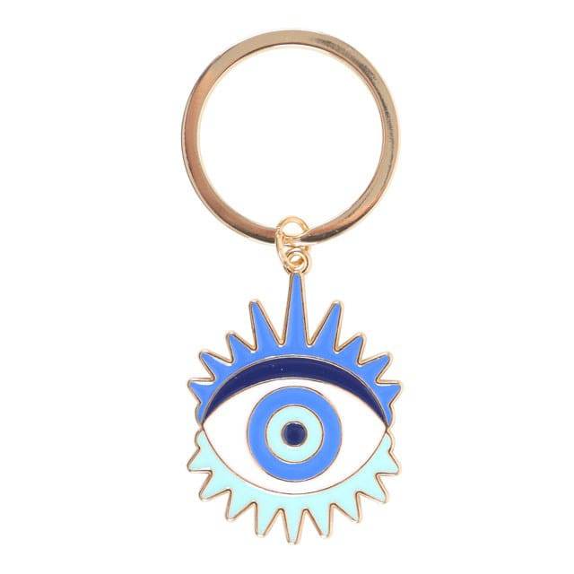 All Seeing Eye Keyring - Crystal Nest