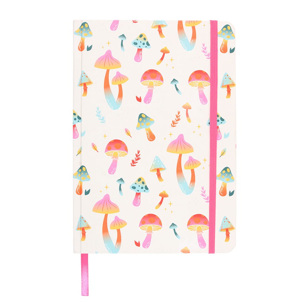 Funky Fungi Mushroom A5 Notebook - Crystal Nest
