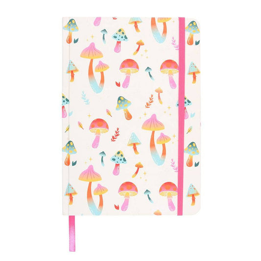 Funky Fungi Mushroom A5 Notebook - Crystal Nest