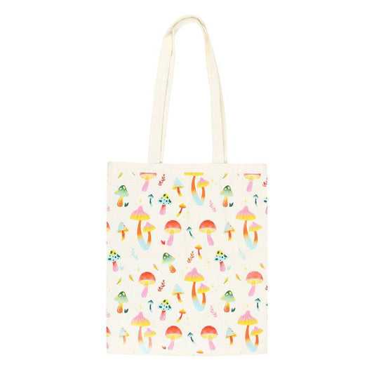 Funky Fungi Mushroom Polycotton Tote Bag - Crystal Nest