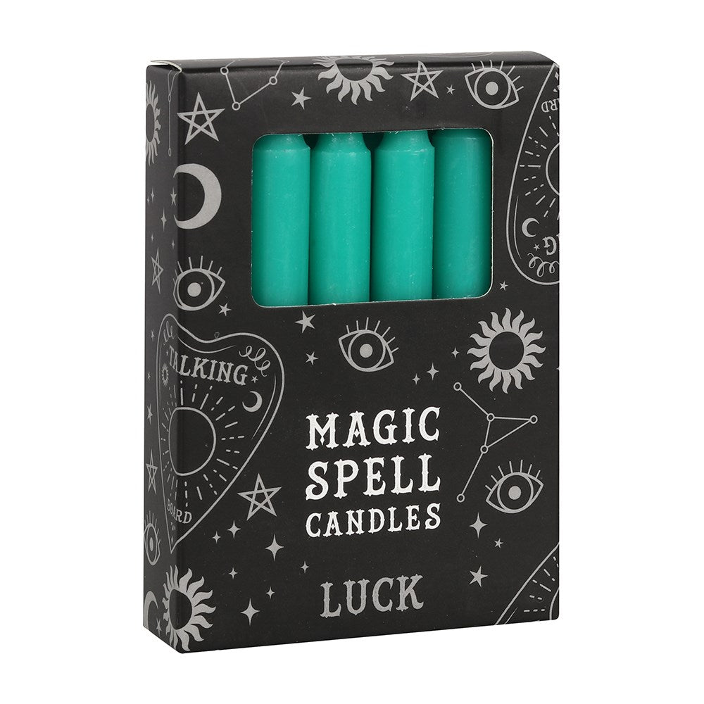 Set of 12 Magic Spell Candles - Luck - Crystal Nest