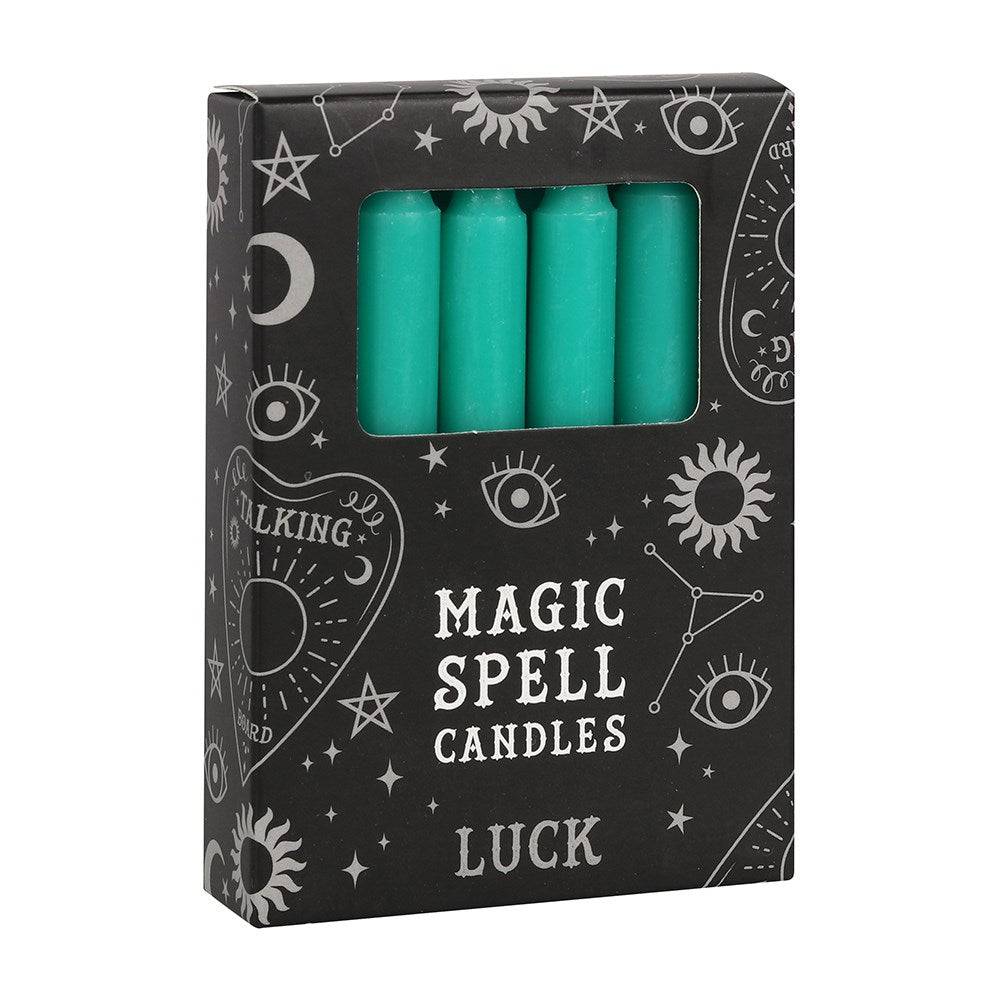 Set of 12 Magic Spell Candles - Luck - Crystal Nest
