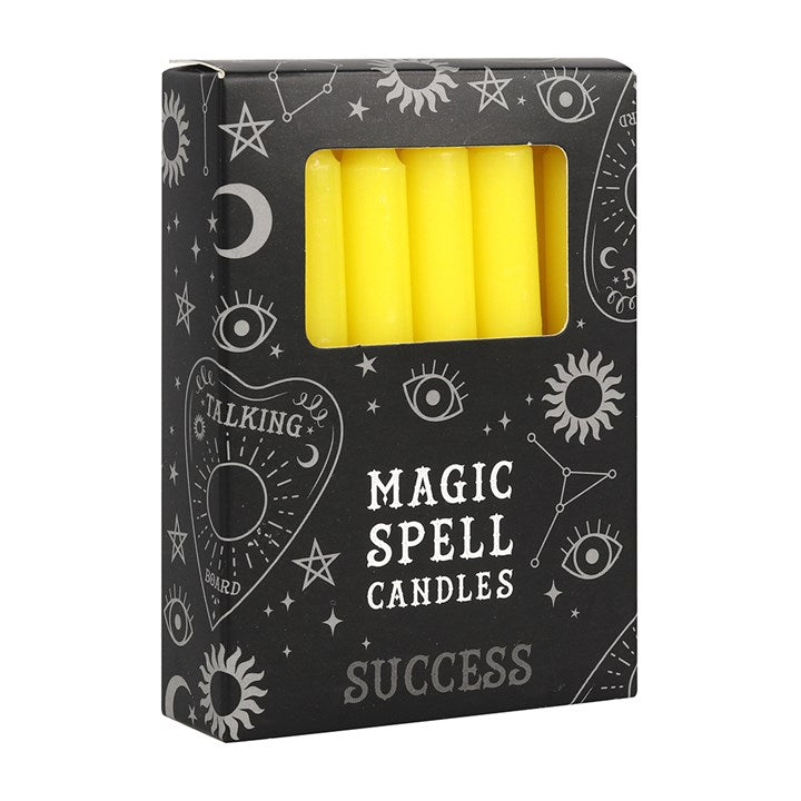 Set of 12 Magic Spell Candles - Success - Crystal Nest