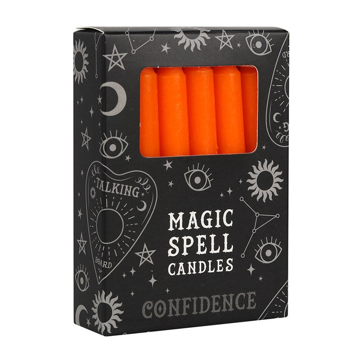 Set of 12 Magic Spell Candles - Confidence - Crystal Nest