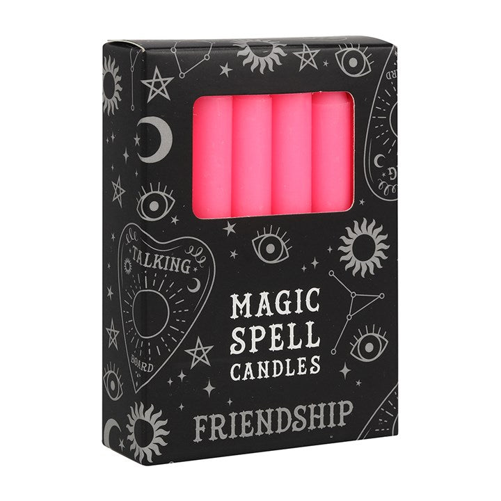 Set of 12 Magic Spell Candles - Friendship - Crystal Nest