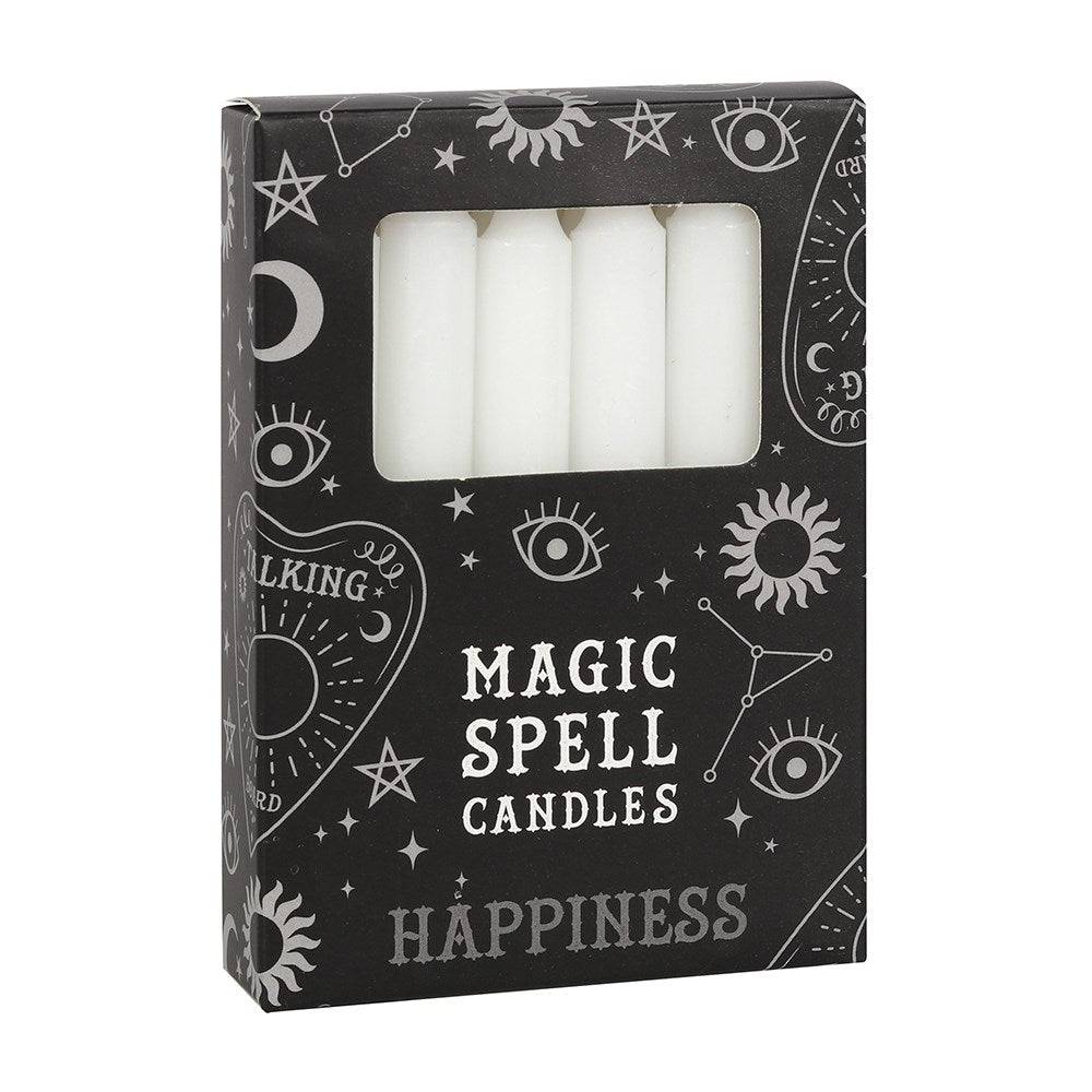 Set of 12 Magic Spell Candles - Happiness - Crystal Nest