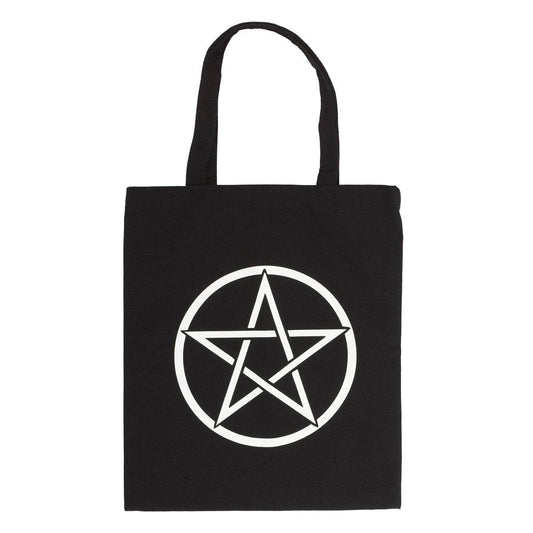Pentagram Polycotton Tote Bag - Crystal Nest