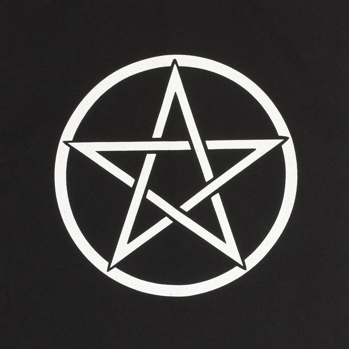 Pentagram Polycotton Tote Bag - Crystal Nest