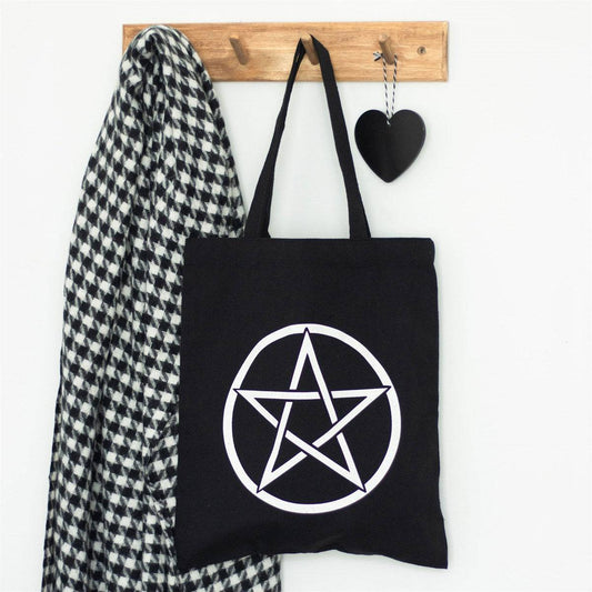 Pentagram Polycotton Tote Bag - Crystal Nest