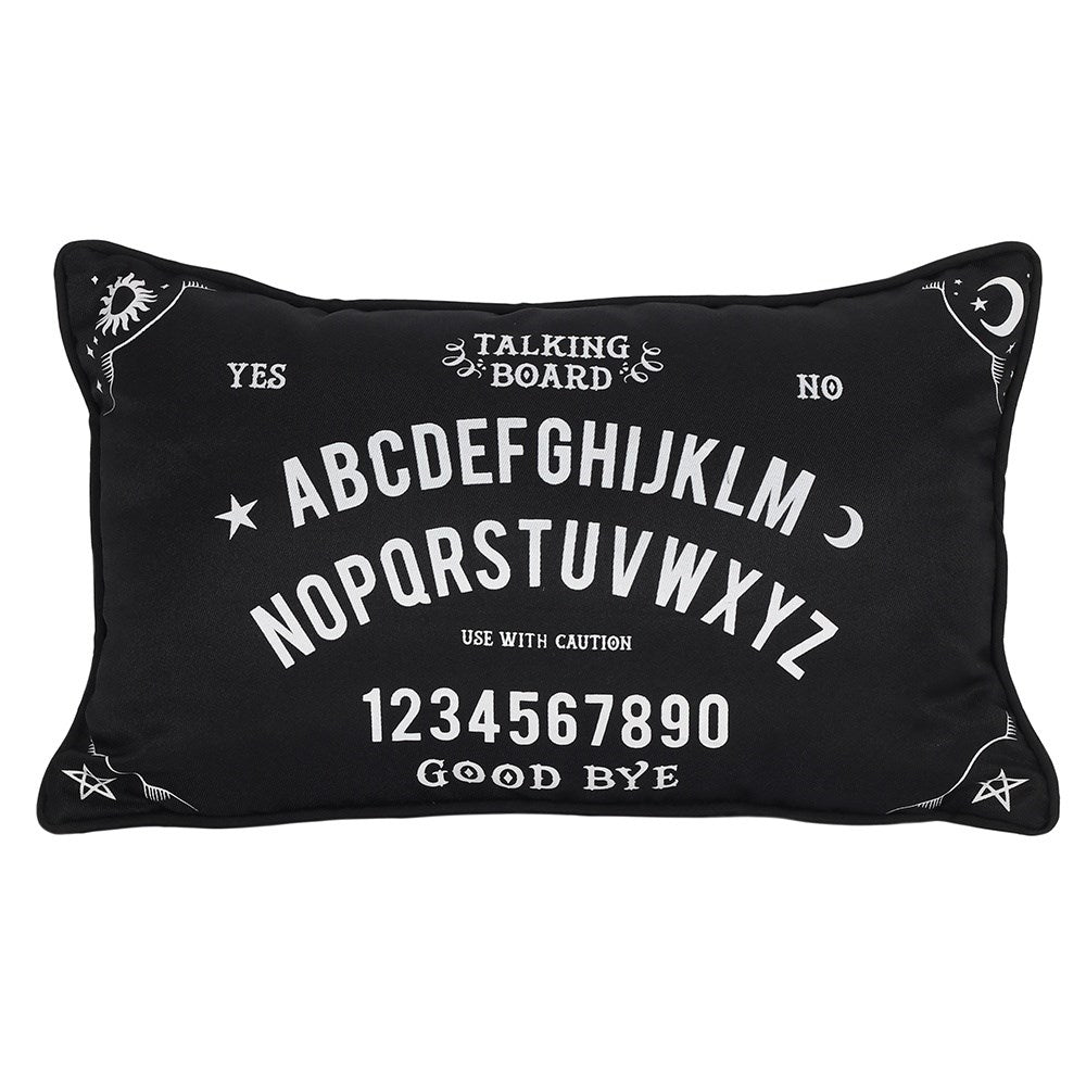 Talking Board Black Rectangular Cushion 40x25 - Crystal Nest