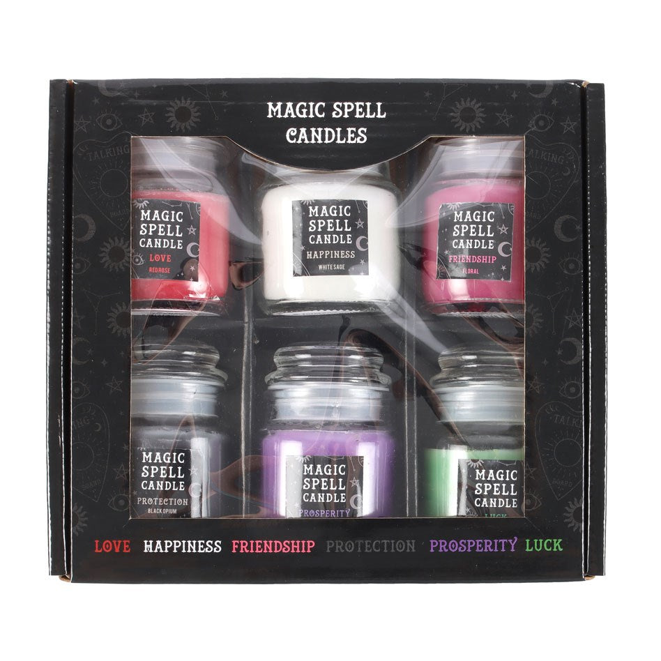 Ultimate Magic Spell Candle Jar Gift Set - Crystal Nest