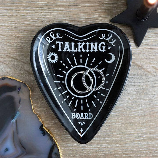 Talking Board Planchette Trinket Dish - Crystal Nest