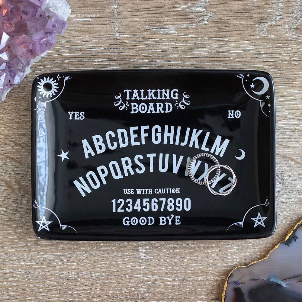 Black Talking Board Trinket Dish - Crystal Nest