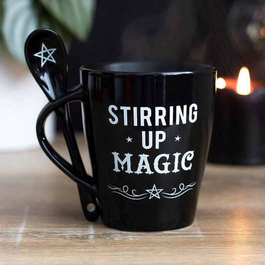 Stirring Up Magic Mug and Spoon Set - Crystal Nest