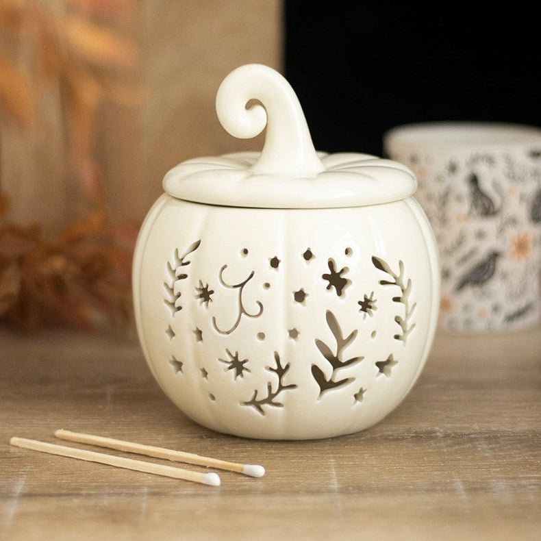 Cream Folk Pumpkin Oil Burner & Wax Melt Warmer