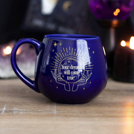 Blue Fortune Teller Colour Changing Mug - Crystal Nest