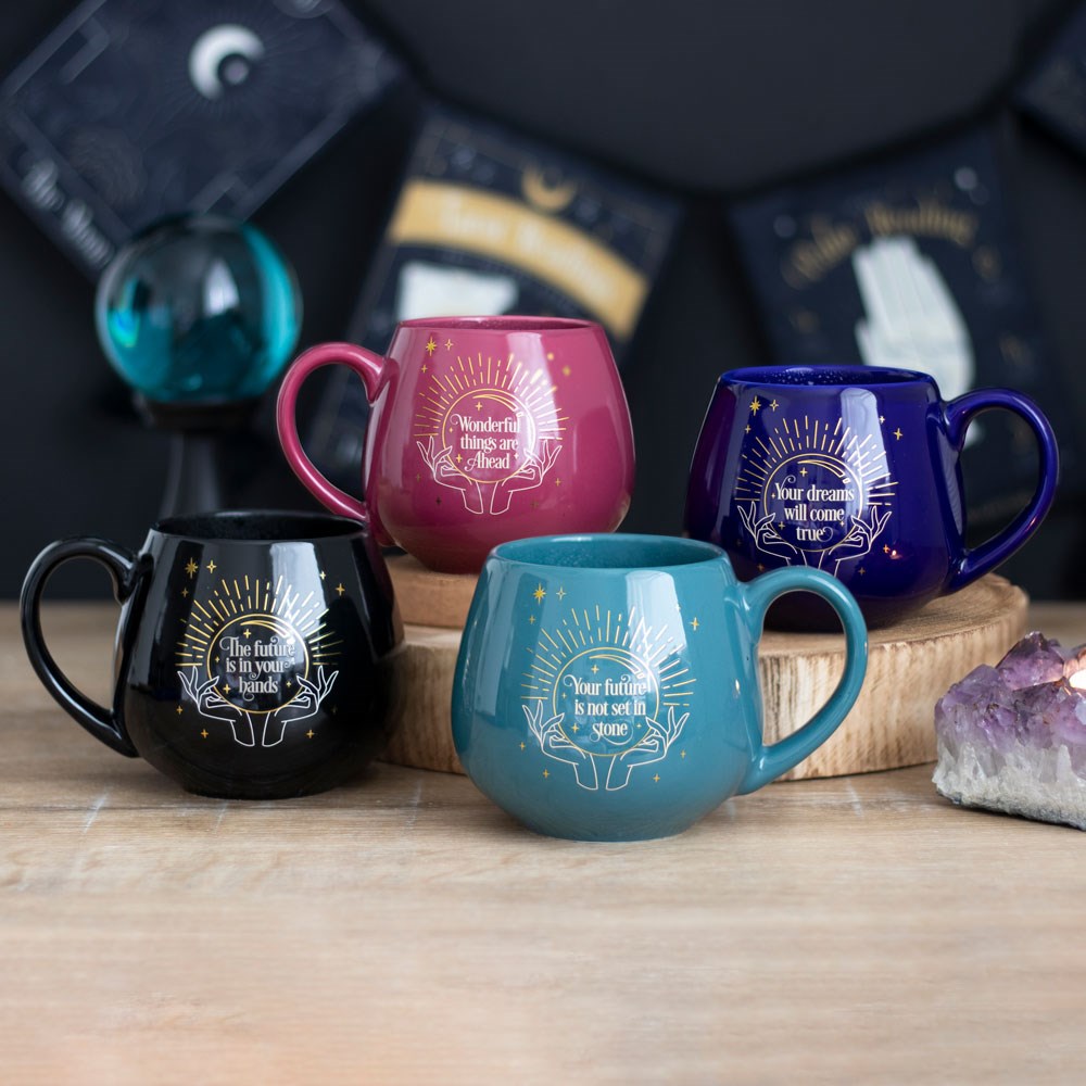 Blue Fortune Teller Colour Changing Mug - Crystal Nest