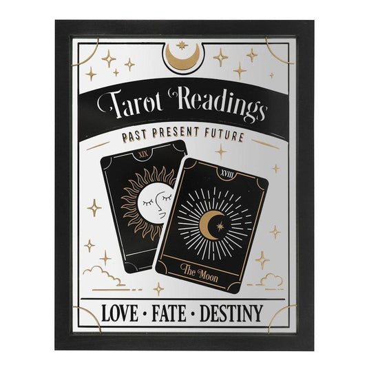 Past, Present, Future Tarot Card Mirrored Wall Art - Crystal Nest