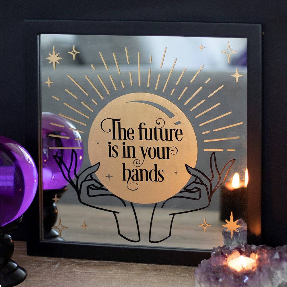 Fortune Teller Mirrored Wall Art - Crystal Nest