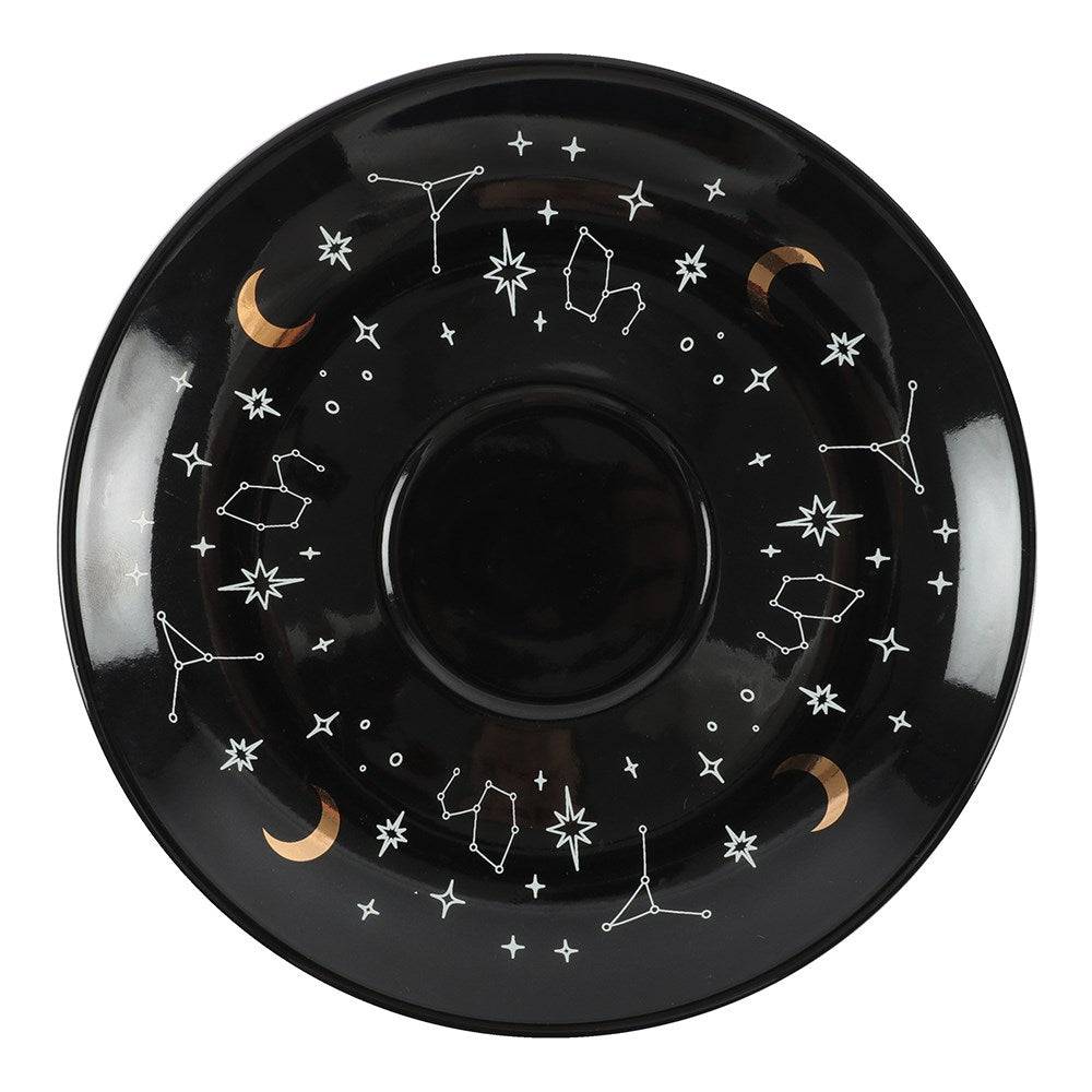 Mystical Tea Leaf Reading Cup & Saucer Set - Crystal Nest