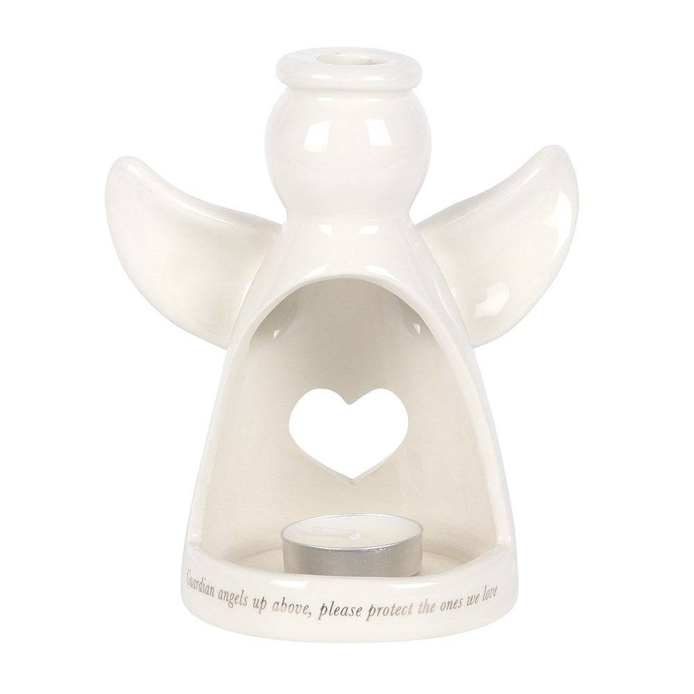 Guardian Angel Tealight Holder - Crystal Nest