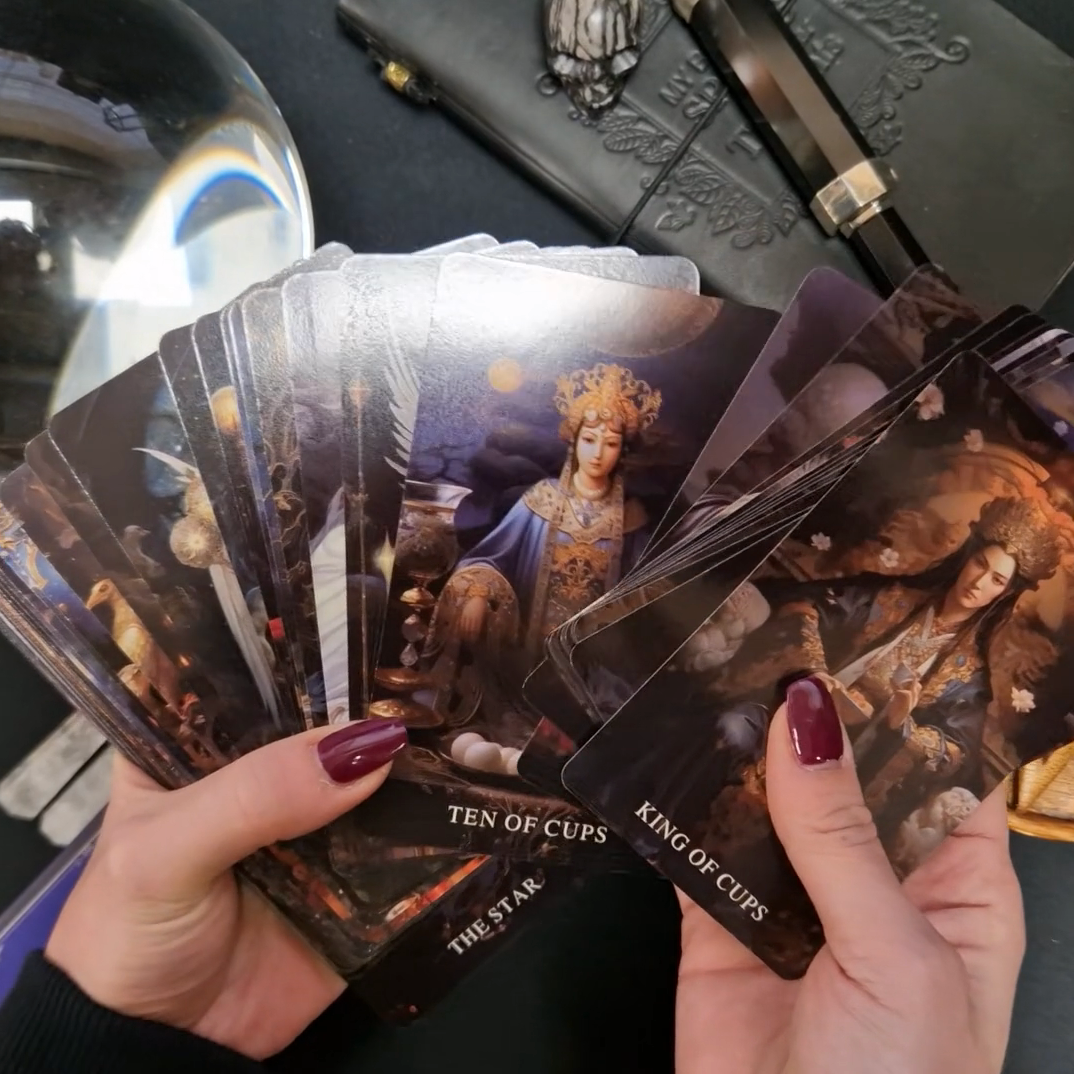 Goddess Arcana Tarot Cards with Guidebook | Divine Feminine Tarot Deck | 78 Cards - Crystal Nest