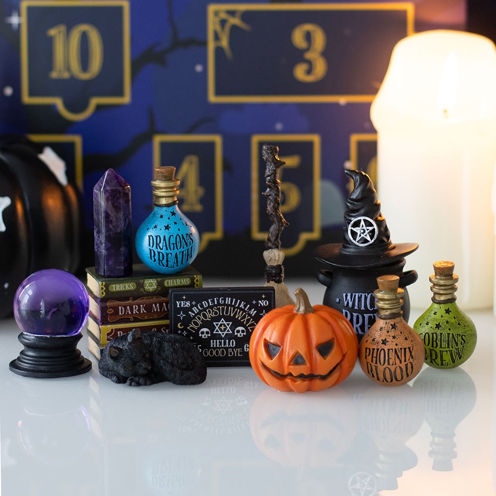 Shelf of Shadows 12-Day Halloween Advent Calendar - Crystal Nest