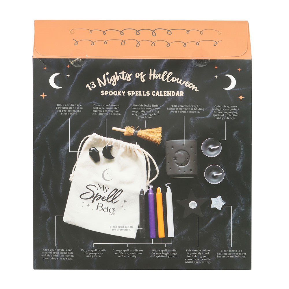 13 Nights of Halloween Spooky Spells Advent Calendar | Crystals, Candles & Witchy Surprises