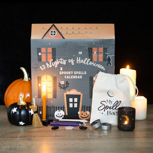13 Nights of Halloween Spooky Spells Advent Calendar | Crystals, Candles & Witchy Surprises - Crystal Nest