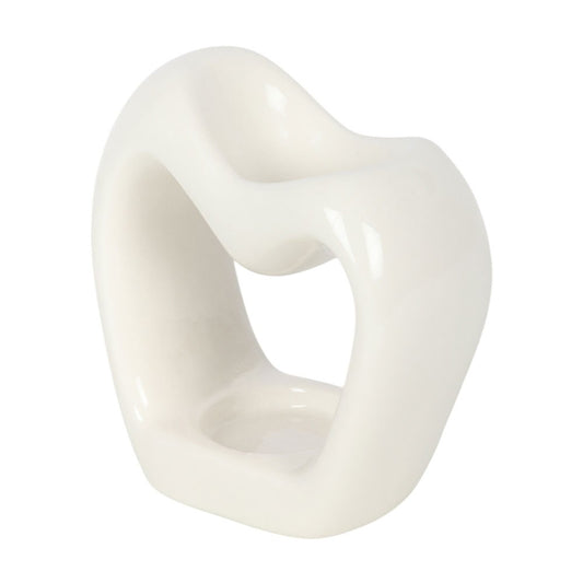 Sculptural Heart Ceramic Oil Burner