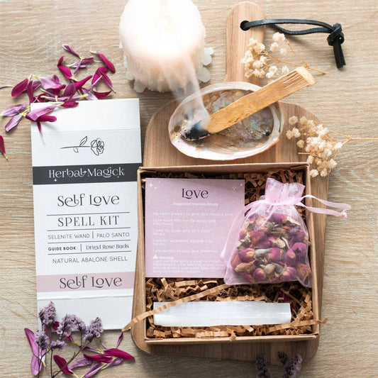 Herbal Magick Self-Love Spell Kit - Crystal Nest