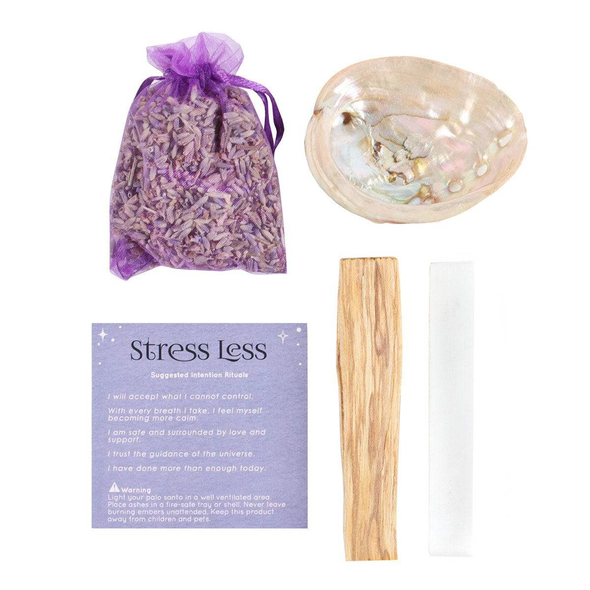 Herbal Magick - Stress Less Spell Kit - Crystal Nest