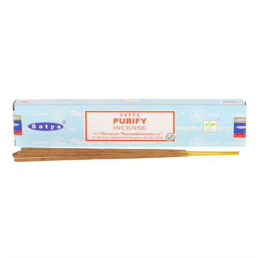 Purify Incense Sticks by Satya | White Sage & Palo Santo - Crystal Nest