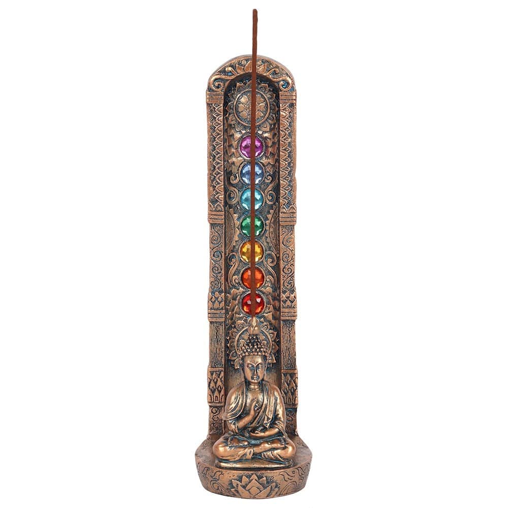 Chakra and Buddha Incense Holder - Balance & Serenity - Crystal Nest