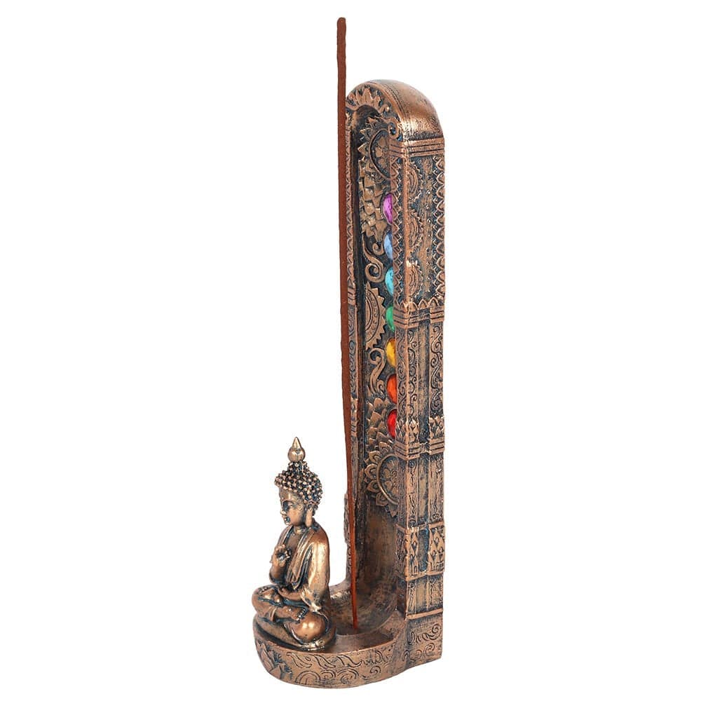 Chakra and Buddha Incense Holder - Balance & Serenity - Crystal Nest