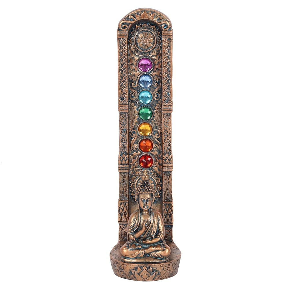 Chakra and Buddha Incense Holder - Balance & Serenity - Crystal Nest